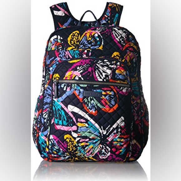 VERA BRADLEY xl campus backpack in butterfly flutter - Picture 5 of 8